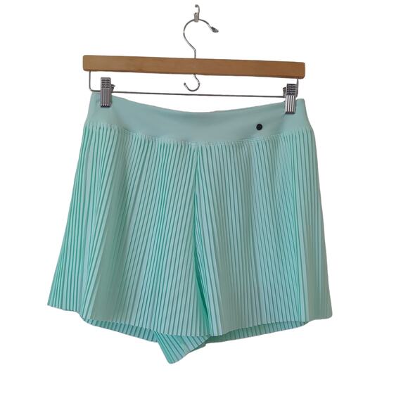 NWOT Nike Dri Fit Womens Ace Pleated Golf Shorts Tennis Mint Green Size Small - Picture 4 of 9